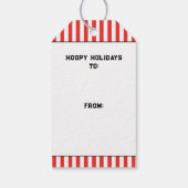 Étiquettes-cadeau Basketball Noël Tags cadeaux (Dos)