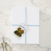 Étiquettes-cadeau Bat d'Halloween mignonne (Avec de laficelle)