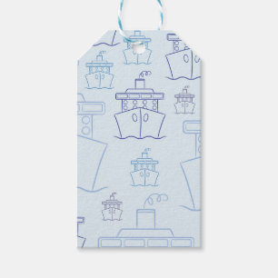 Étiquettes-cadeau Bateau de croisière