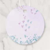 Étiquettes Cadeau Bath bombe faisant fête d'anniversaire merci (Dos)