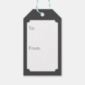 Étiquettes-cadeau Batman perché sur un pilier (Dos)