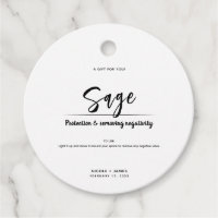 Bâton de sauge pour mariage moderne minimaliste