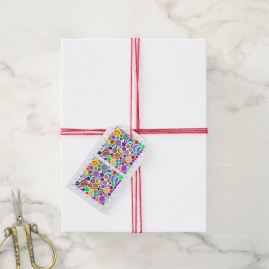 Étiquettes-cadeau Baubles (Avec de la ficelle)