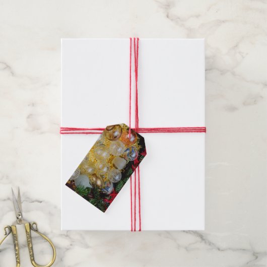 Étiquettes-cadeau Baubles de Noël (Avec de la ficelle)