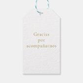 Étiquettes-cadeau Bautizo (Dos)