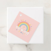 Étiquettes Cadeau Be Kind - Rainbow Pastel Positivity (En situation)