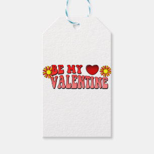Étiquettes-cadeau Be My Valentine Vintage Texte Super