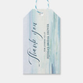 Étiquettes-cadeau Beach Bridal Shower Favor (Devant)