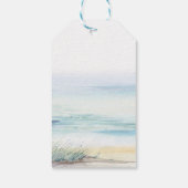 Étiquettes-cadeau Beach Bridal Shower Favor (Dos)