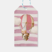 Étiquettes-cadeau Bear Balloon Baby shower (Dos)