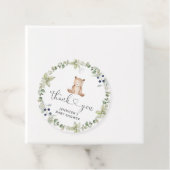 Étiquettes Cadeau Bear Merci tag (En situation)