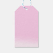 Étiquettes-cadeau Bearly Wait - Balise cadeau Baby shower fille (Dos)