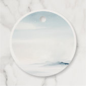 Étiquettes Cadeau Bearly Wait Polar Mama Oear Cub Bébé Garçon Douche (Dos)