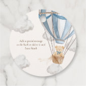 Étiquettes Cadeau Bearly Wait Teddy Oear Pop It When She Pops (Dos)