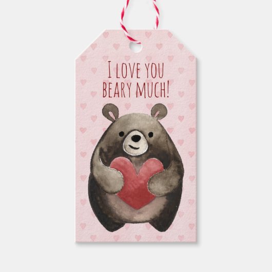 Étiquettes-cadeau Béary beaucoup (Devant)