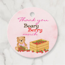 Beary Berry Sweet Girls Pink Strawberry Anniversai