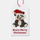 Étiquettes-cadeau Beary Merry Holiday (Devant)