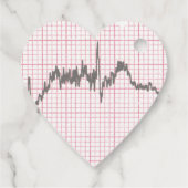 Étiquettes Cadeau Beat du coeur VII (Dos)