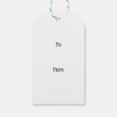 Étiquettes-cadeau Beatle bleu steampunk orange (Dos)