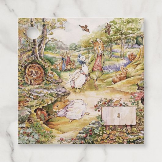 Étiquettes Cadeau Beatrix Potter Cute Peter et ses amis (Devant)