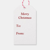 Étiquettes-cadeau Beau Cheval de Vacances avec Cardinal (Dos)