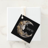 Étiquettes Cadeau Beau visage dans la lune (En situation)