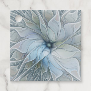 Étiquettes Cadeau Beauté Élégante Moderne Art Abstrait Fleur Personn