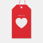 Étiquettes-cadeau Beautiful Horse Christmas Gift Tag (Dos)