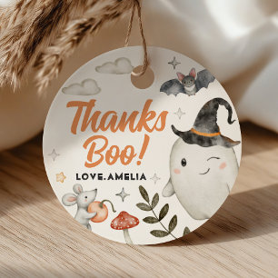 Étiquettes Cadeau Beaux Halloween Birthday Circle Favoriser les étiq