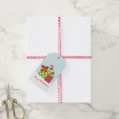 Étiquettes-cadeau Beaux oiseaux de Noël (Avec de la ficelle)