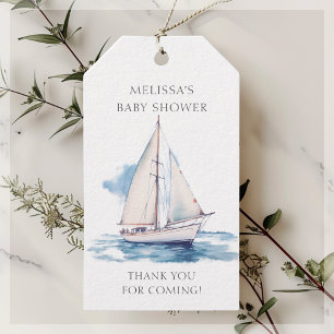 Étiquettes-cadeau Bébé à bord Baby shower bateau Favoriser Tags