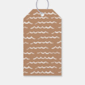 Étiquettes-cadeau Bébé à bord Baby shower de surf (Dos)