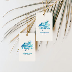 Étiquettes-cadeau Bébé à bord Merci Baby shower