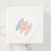 Étiquettes Cadeau Bébé à bord Surfboard Baby shower de plage (En situation)