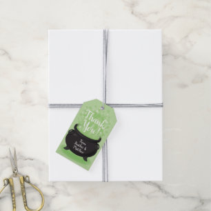 Étiquettes-cadeau Bébé brasse douche Halloween Cauldron