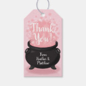 Étiquettes-cadeau Bébé brasse Halloween Douche rose fille (Devant)