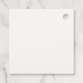 Étiquettes Cadeau Bébé En Fleur Boho Arch Baby shower Cactus (Dos)