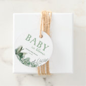 Étiquettes Cadeau Bébé en fleur Succulent (En situation)