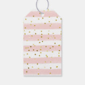 Étiquettes-cadeau Bébé est en train de brasser Tea Party Favoriser é (Dos)