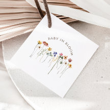 Bébé Fleur sauvage coloré dans le Baby shower en f