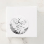 Étiquettes Cadeau Bébé Il fait froid à l'extérieur de la douche d'hi (En situation)