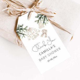 Étiquettes-cadeau Bébé Il fait froid à l'extérieur du Baby shower d'