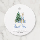 Étiquettes Cadeau Bébé, il fait froid en dehors du Merci (Devant)