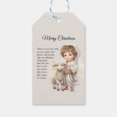 Étiquettes-cadeau Bébé Jésus Joyeux Noël (Dos)