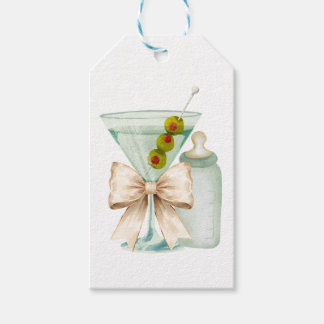 Étiquettes-cadeau Bébé Martini