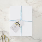 Étiquettes-cadeau Bébé mignon Baby shower de poussettes d'oiseaux (Avec de laficelle)