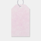 Étiquettes-cadeau Bébé mignon dans une couverture de coeur (Dos)