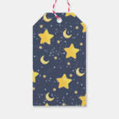 Étiquettes-cadeau Bébé mignon éléphant Merci personnalisé (Dos)