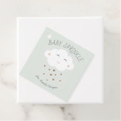 Étiquettes Cadeau Bébé nuage mignon sprinkle (En situation)