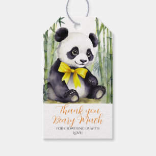 Étiquettes-cadeau Bébé Panda Cadeau de remerciement pour Baby Shower